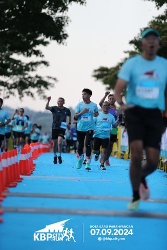 Race photo from KBP City Run 2024