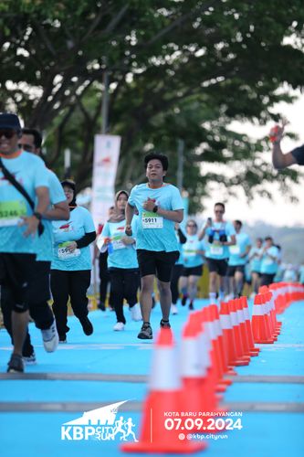 Race photo from KBP City Run 2024