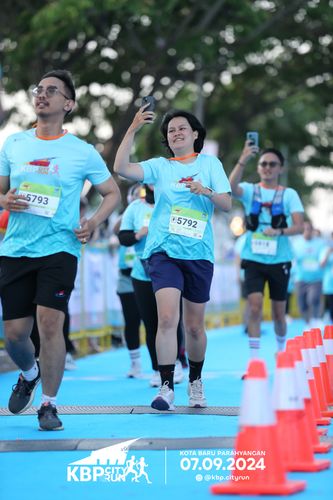 Race photo from KBP City Run 2024