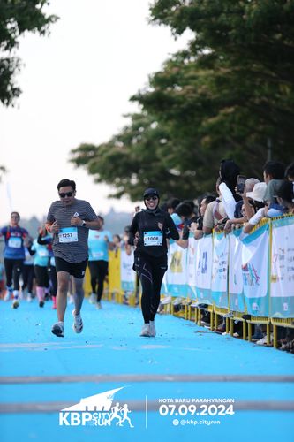 Race photo from KBP City Run 2024