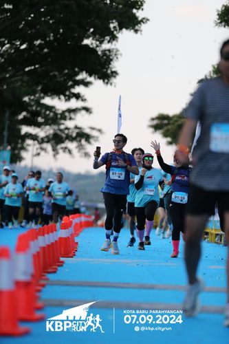 Race photo from KBP City Run 2024