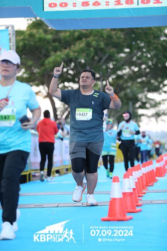 Race photo from KBP City Run 2024