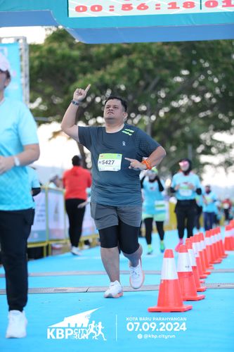 Race photo from KBP City Run 2024