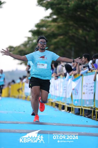 Race photo from KBP City Run 2024