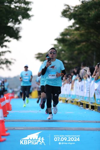 Race photo from KBP City Run 2024