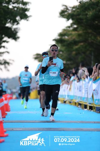Race photo from KBP City Run 2024