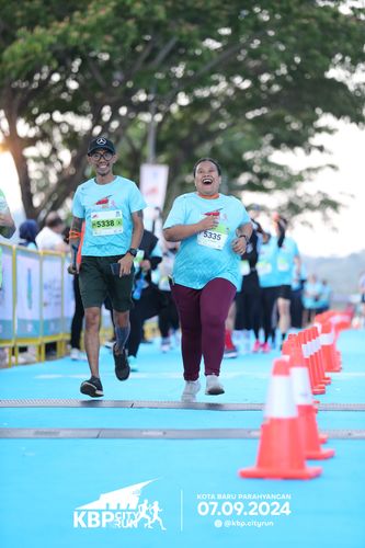 Race photo from KBP City Run 2024