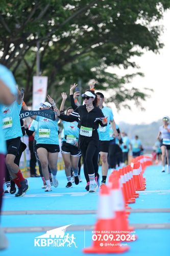 Race photo from KBP City Run 2024