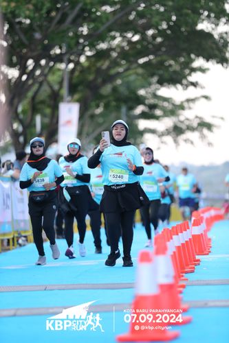 Race photo from KBP City Run 2024