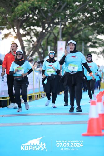 Race photo from KBP City Run 2024