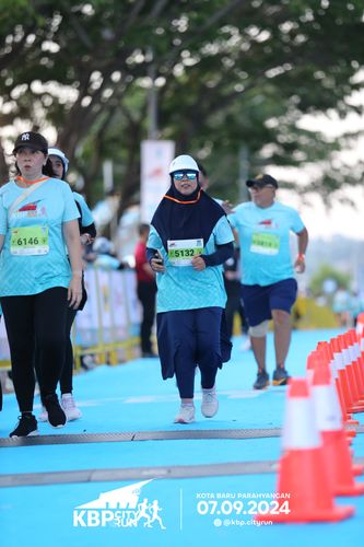 Race photo from KBP City Run 2024