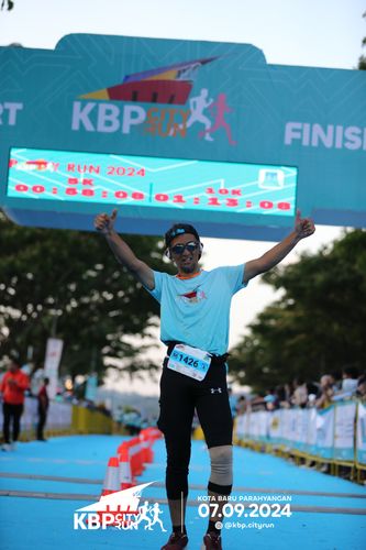 Race photo from KBP City Run 2024