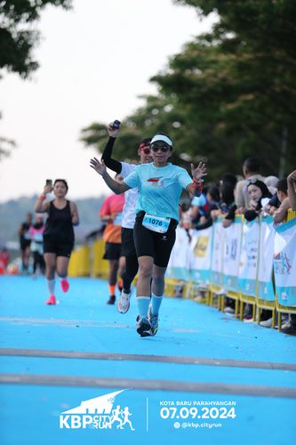 Race photo from KBP City Run 2024