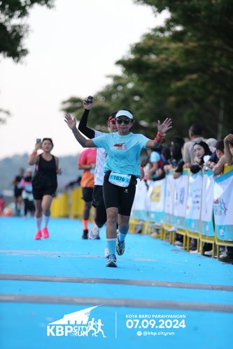 Race photo from KBP City Run 2024