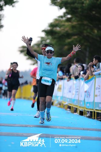 Race photo from KBP City Run 2024