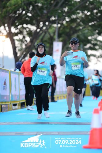 Race photo from KBP City Run 2024