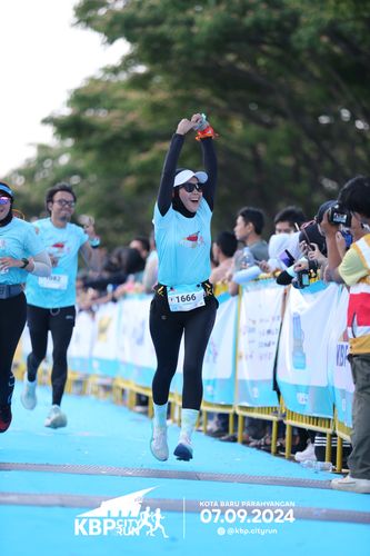Race photo from KBP City Run 2024