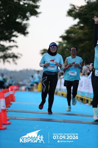 Race photo from KBP City Run 2024