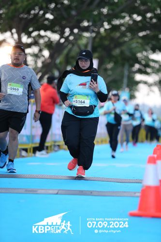 Race photo from KBP City Run 2024