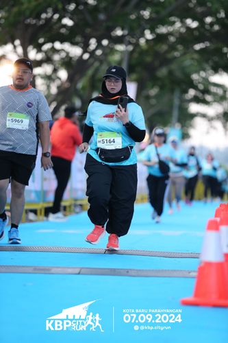 Race photo from KBP City Run 2024