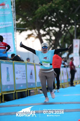 Race photo from KBP City Run 2024
