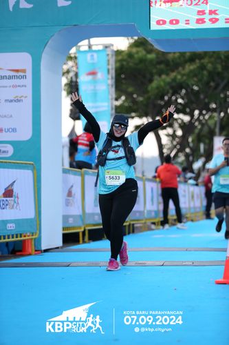 Race photo from KBP City Run 2024