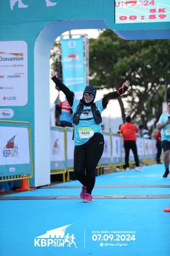Race photo from KBP City Run 2024