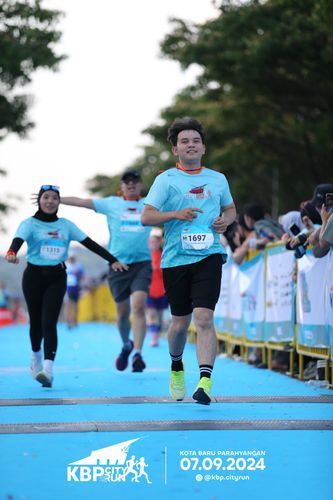 Race photo from KBP City Run 2024