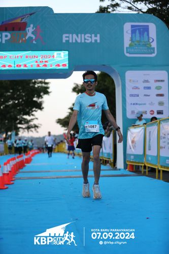 Race photo from KBP City Run 2024