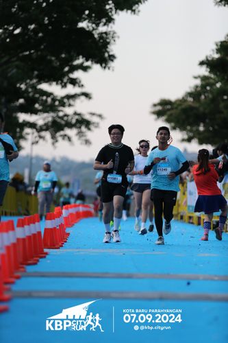 Race photo from KBP City Run 2024