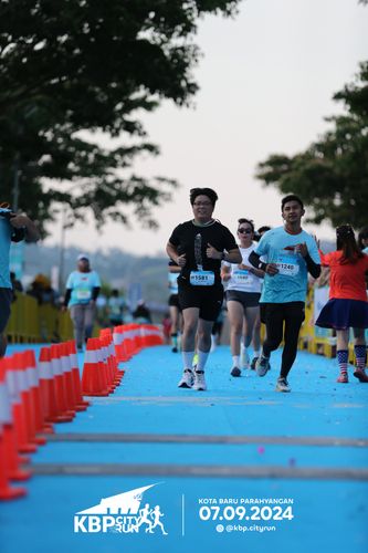 Race photo from KBP City Run 2024