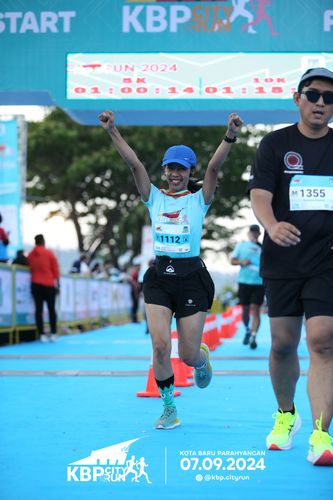Race photo from KBP City Run 2024