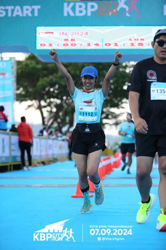 Race photo from KBP City Run 2024