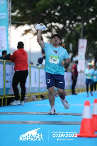 Race photo from KBP City Run 2024