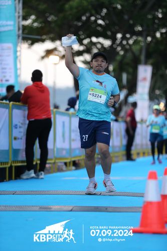 Race photo from KBP City Run 2024