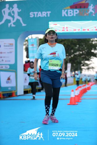 Race photo from KBP City Run 2024