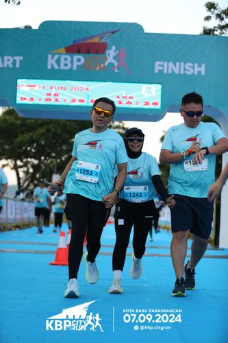Race photo from KBP City Run 2024