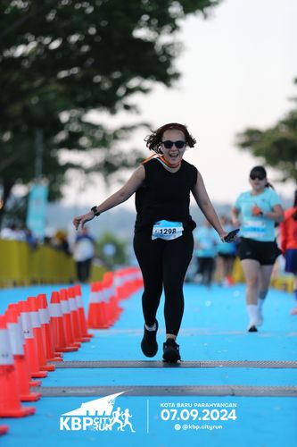 Race photo from KBP City Run 2024