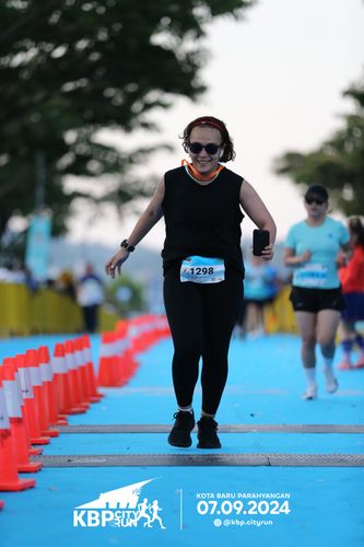 Race photo from KBP City Run 2024