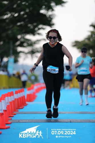 Race photo from KBP City Run 2024