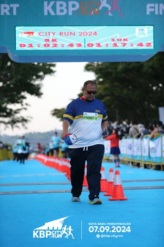Race photo from KBP City Run 2024