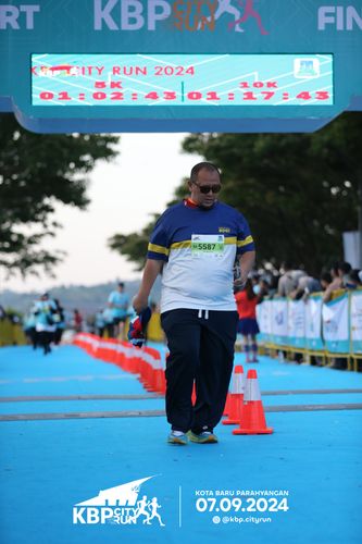 Race photo from KBP City Run 2024