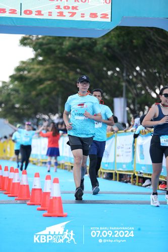 Race photo from KBP City Run 2024