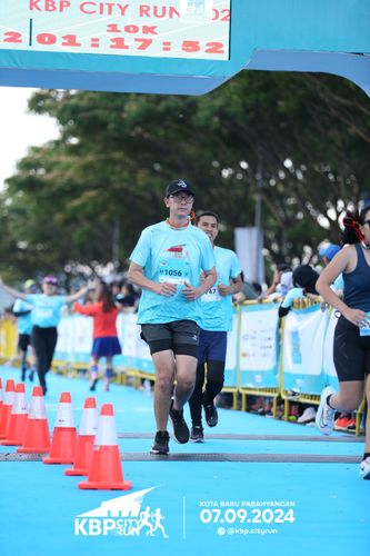 Race photo from KBP City Run 2024