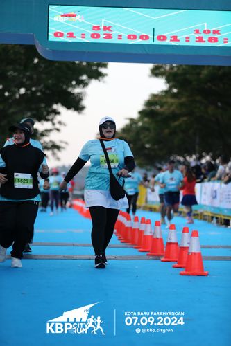 Race photo from KBP City Run 2024