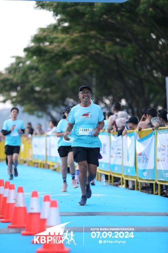 Race photo from KBP City Run 2024