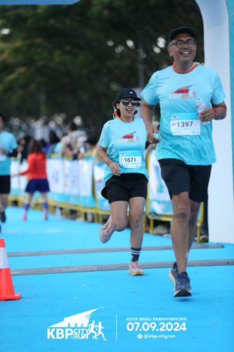 Race photo from KBP City Run 2024