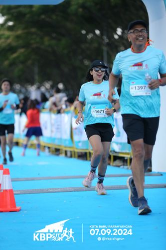 Race photo from KBP City Run 2024