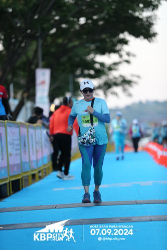 Race photo from KBP City Run 2024