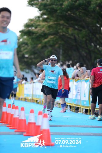 Race photo from KBP City Run 2024